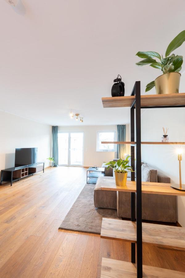 -Zentrale Wohnung-Balkon-Desingerkueche- Bielefeld Exterior foto