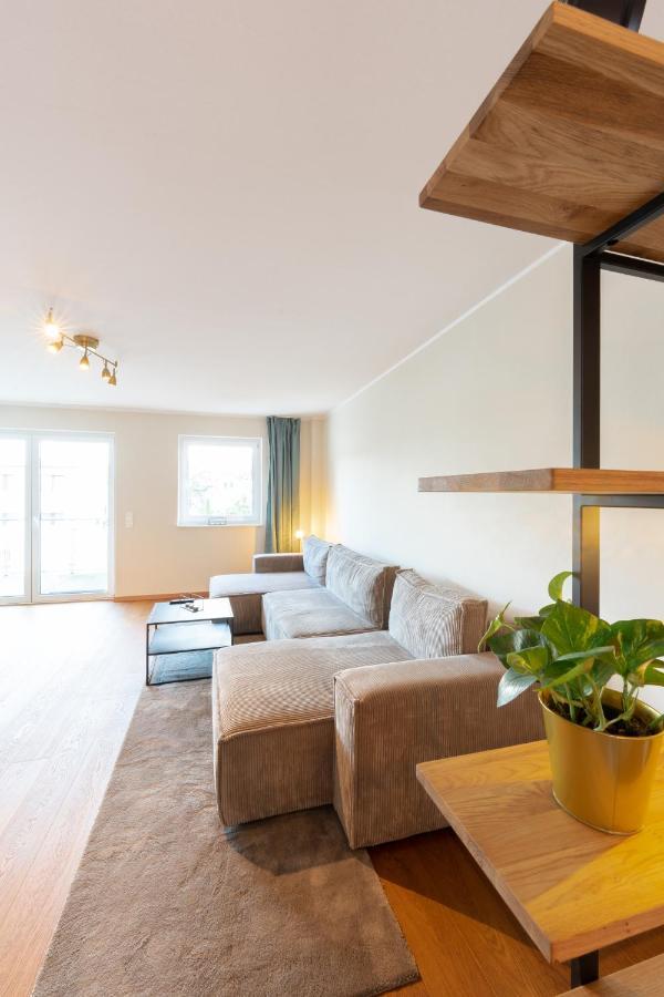 -Zentrale Wohnung-Balkon-Desingerkueche- Bielefeld Exterior foto
